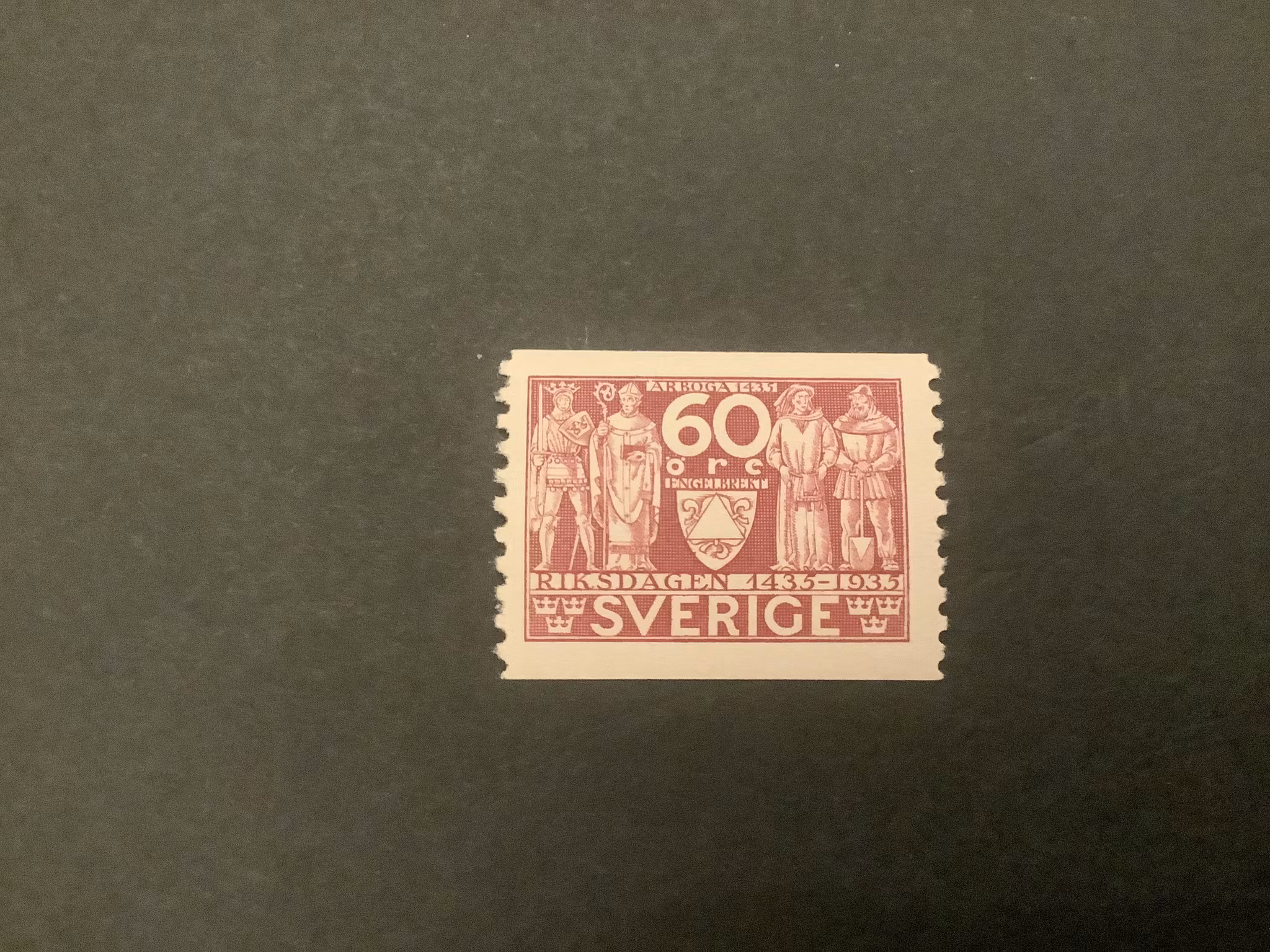Riksdagen 500 år facit nr 245 postfriskt märke