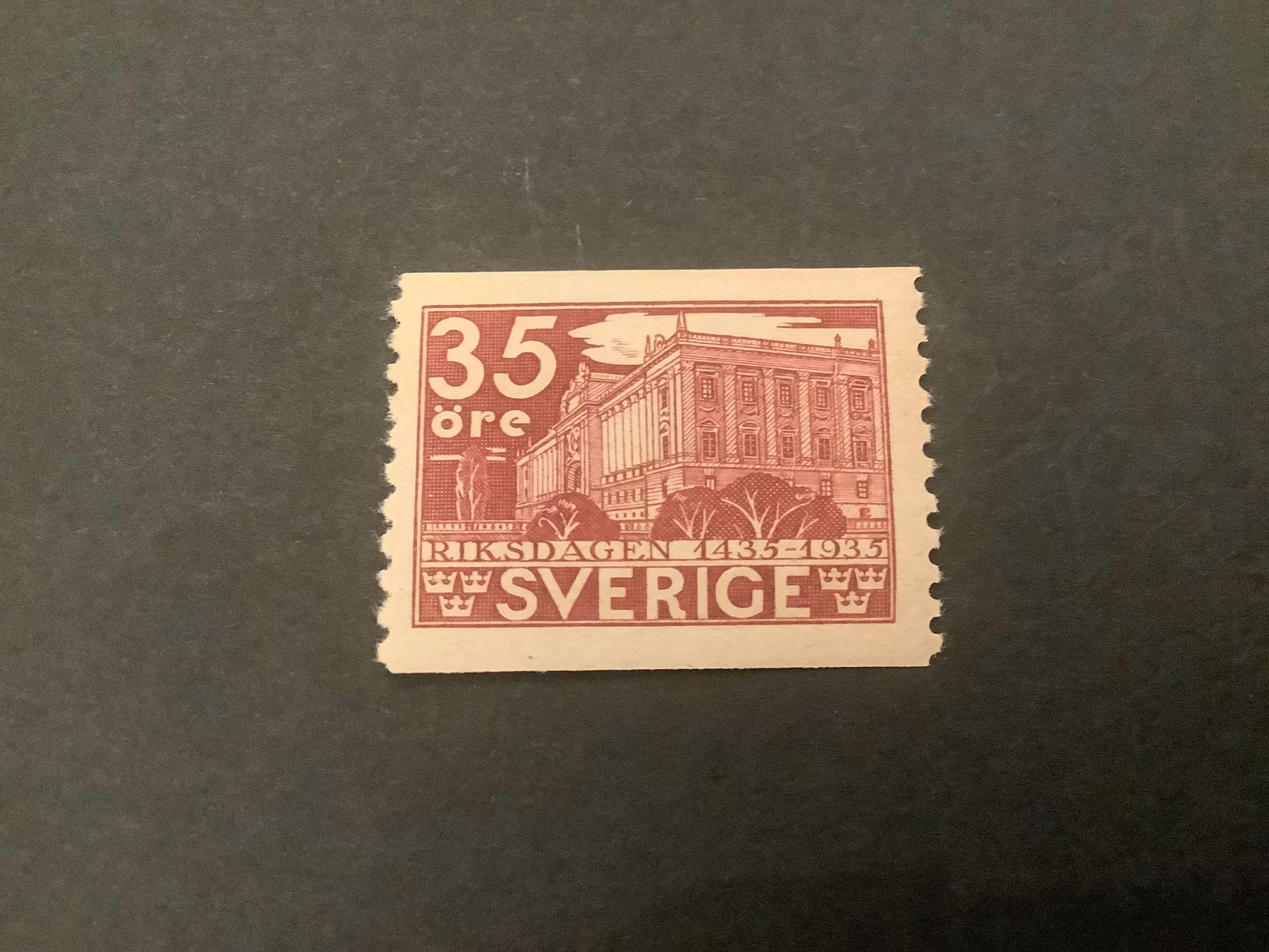 Riksdagen 500 år facit nr 244 postfriskt märke