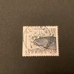 Sällsynta sötvattensfiskar facit nr 1666 praktst. VÄSTERÅS