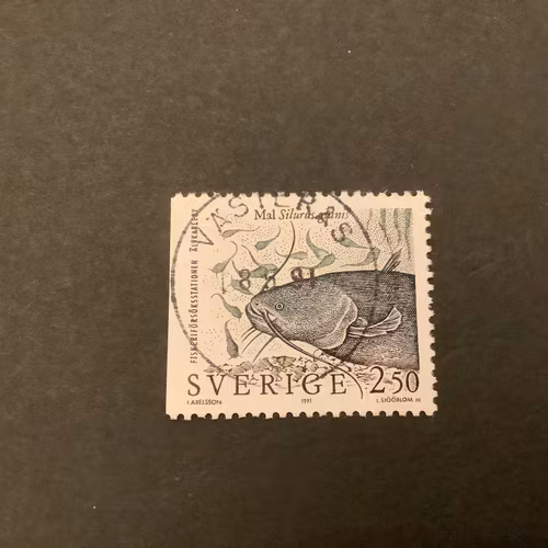 Sällsynta sötvattensfiskar facit nr 1666 praktst. VÄSTERÅS