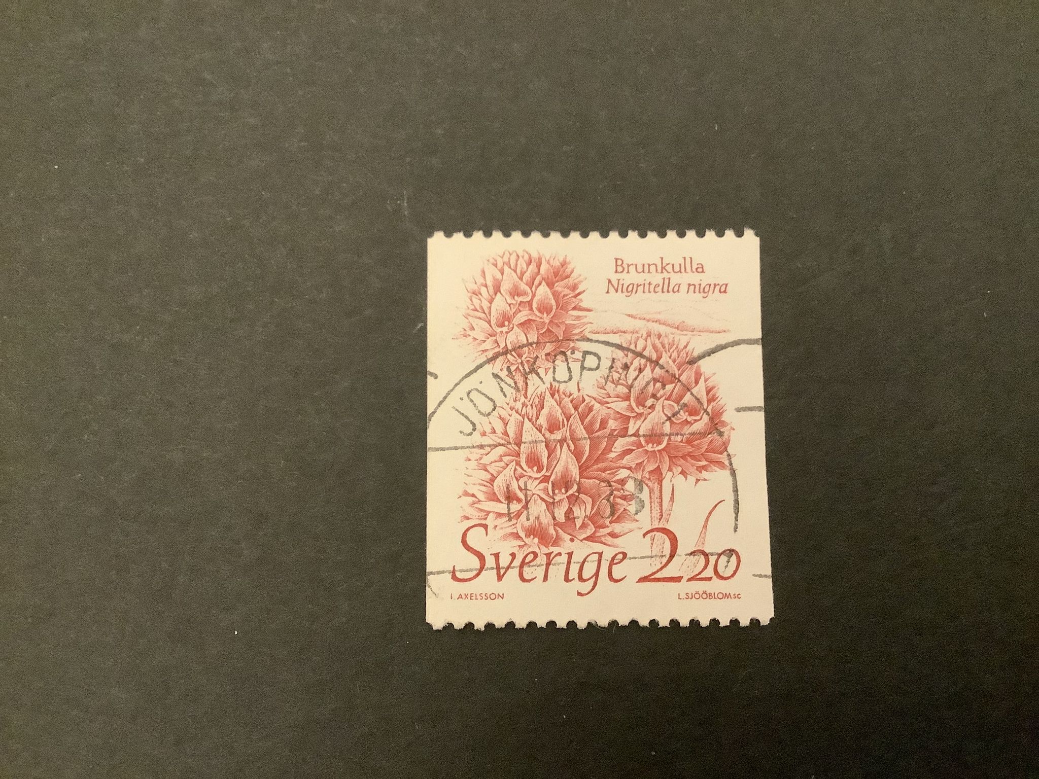Levande natur facit nr 1341 praktstämplat JÖNKÖPING 1