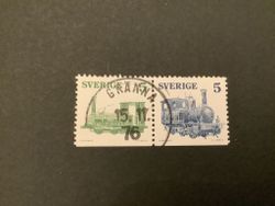 Ånglok facit nr 935 och 936 i praktstämplat par GRÄNNA
