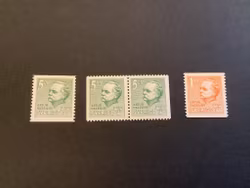 Artur Hazelius facit nr 333-334 postfrisk serie
