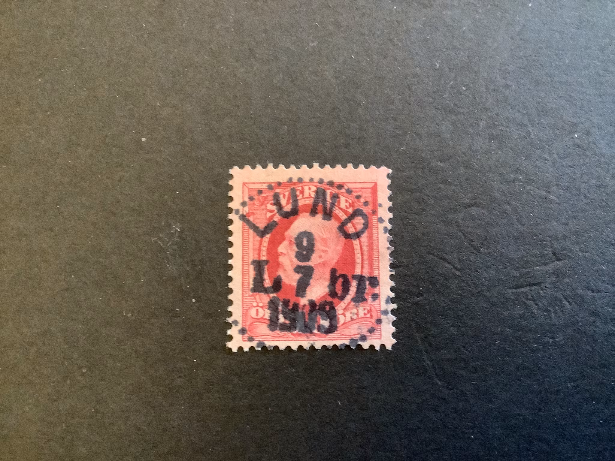 Fnr 54 lyxstämplat LUND LBR