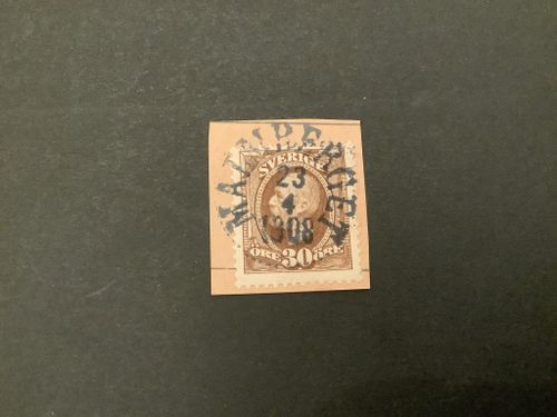 Fnr 58 praktstämplat på klipp MALMBERGET