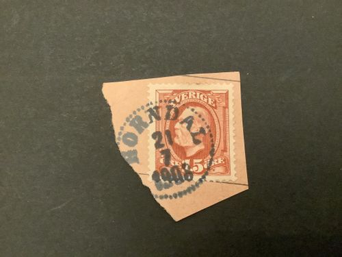 Fnr 55 praktstämplat på klipp HORNDAL