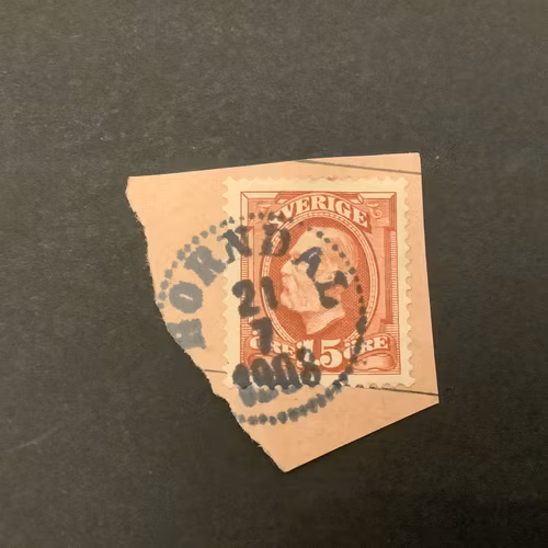 Fnr 55 praktstämplat på klipp HORNDAL