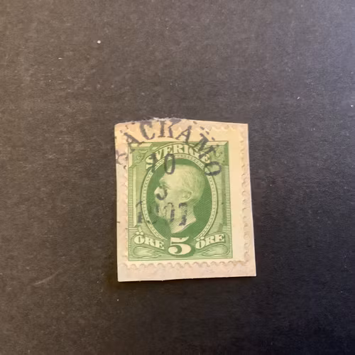 Fnr 52 praktstämplat på klipp BACKAMO