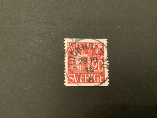 Lunds domkyrka facit nr 366 A  praktstämplat STOCKHOLM 30