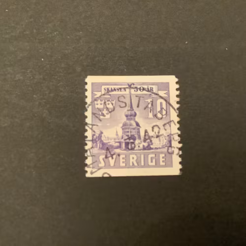 Skansen facit nr 330 A praktstämplat SMÅLANDS TABERG