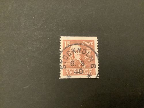 Kungl.vetensk.ak.facit nr 321 A  Praktstämplat STOCKHOLM 6
