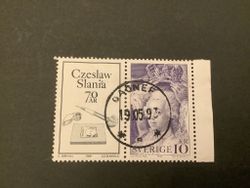Czeslaw Slania 1991 facit nr 1706  lyxstämplat GAGNEF