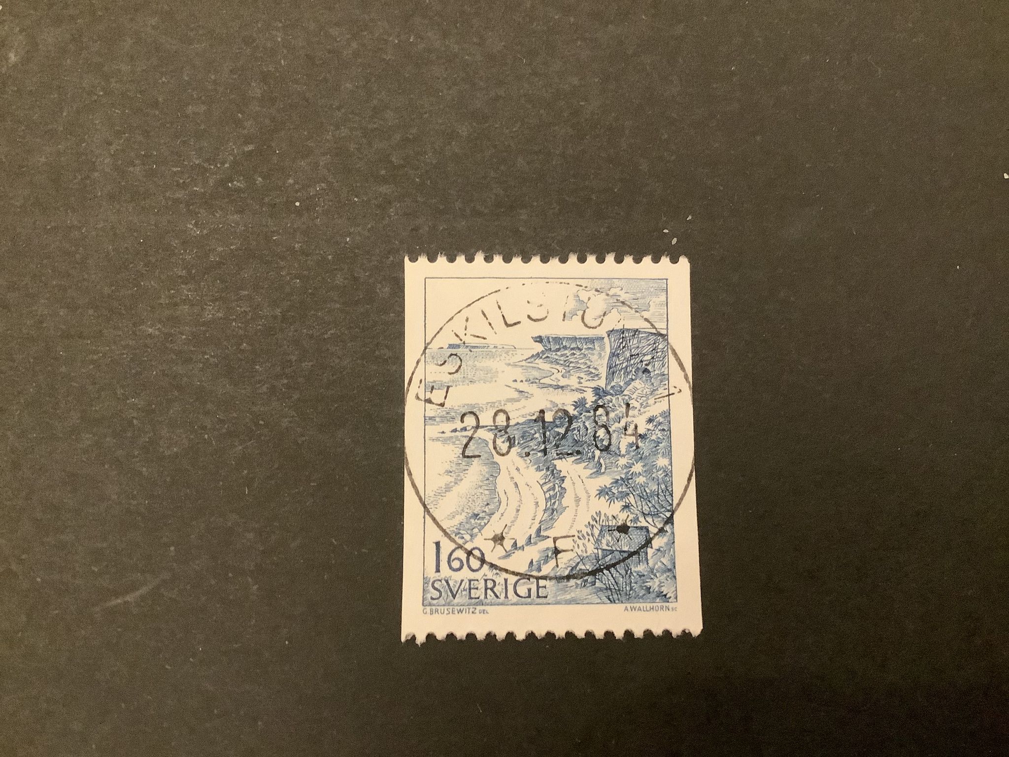 Stora Karlsö facit nr 1264 lyxstämplat ESKILSTUNA 1