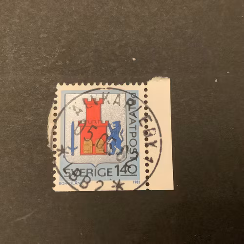 Rabattmärken III facit när 1165 praktstämplat ÄLVKARLEBY 1
