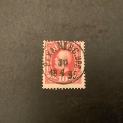 Facit nr 54 lyxstämplat PKXP No 8 C UPP