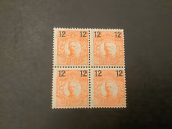 Provisorier facit nr 100 postfriskt 4-block