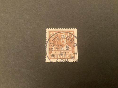 Sergel facit nr 326 B2 lyxstämplat GÖTEBORG 1 LBR