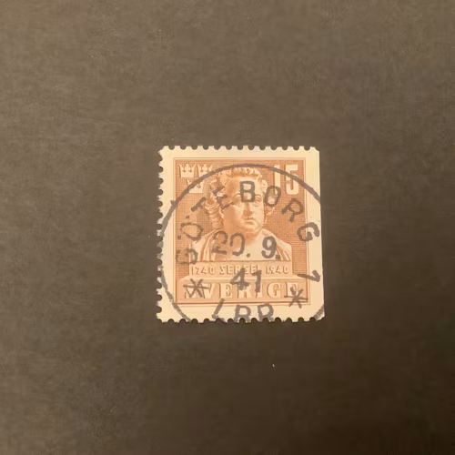 Sergel facit nr 326 B2 lyxstämplat GÖTEBORG 1 LBR