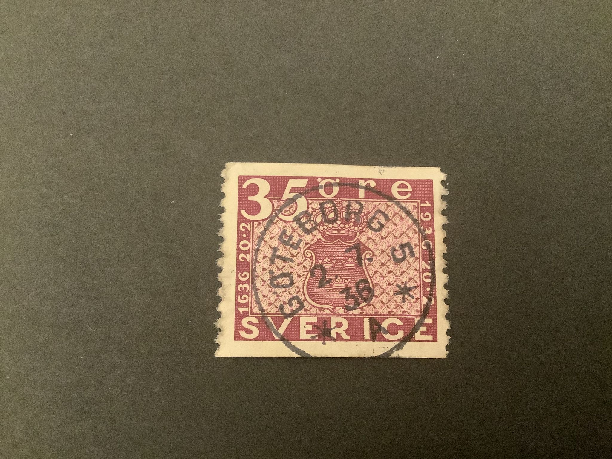 Postverket facit nr 252 lyxstämplat GÖTEBORG 5