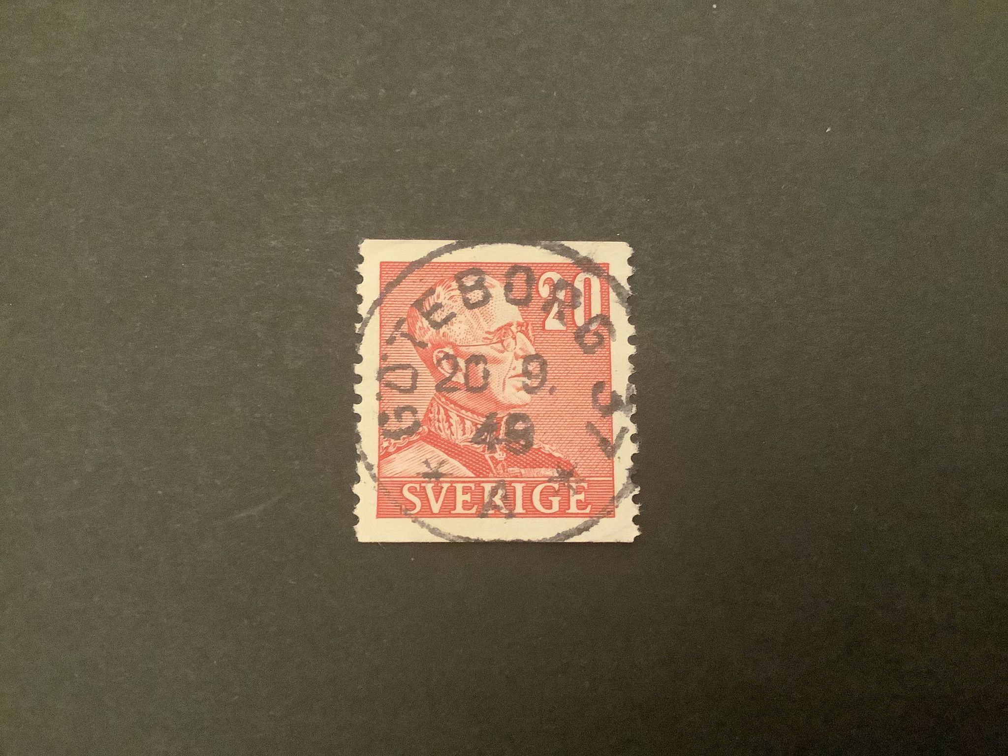 Fnr 276 A lyxstämplat GÖTEBORG 37
