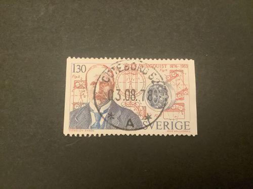 Tekniska nydanare facit nr 979  lyxstämplat GÖTEBORG 52