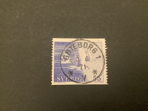 Flykting 71 facit nr 724 A lyxstämplat GÖTEBORG 1