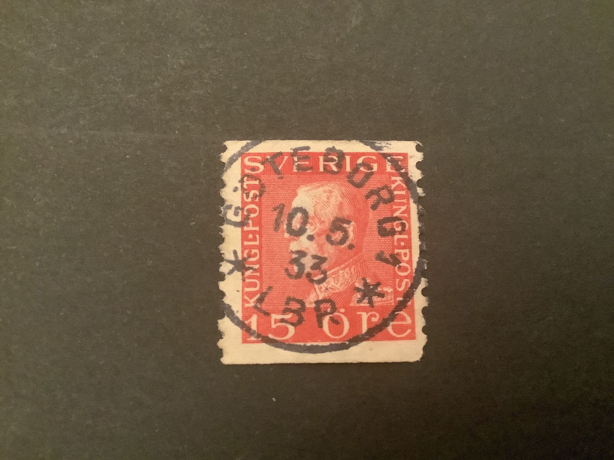 Fnr 177 A praktstämplat GÖTEBORG 1 *LBR*