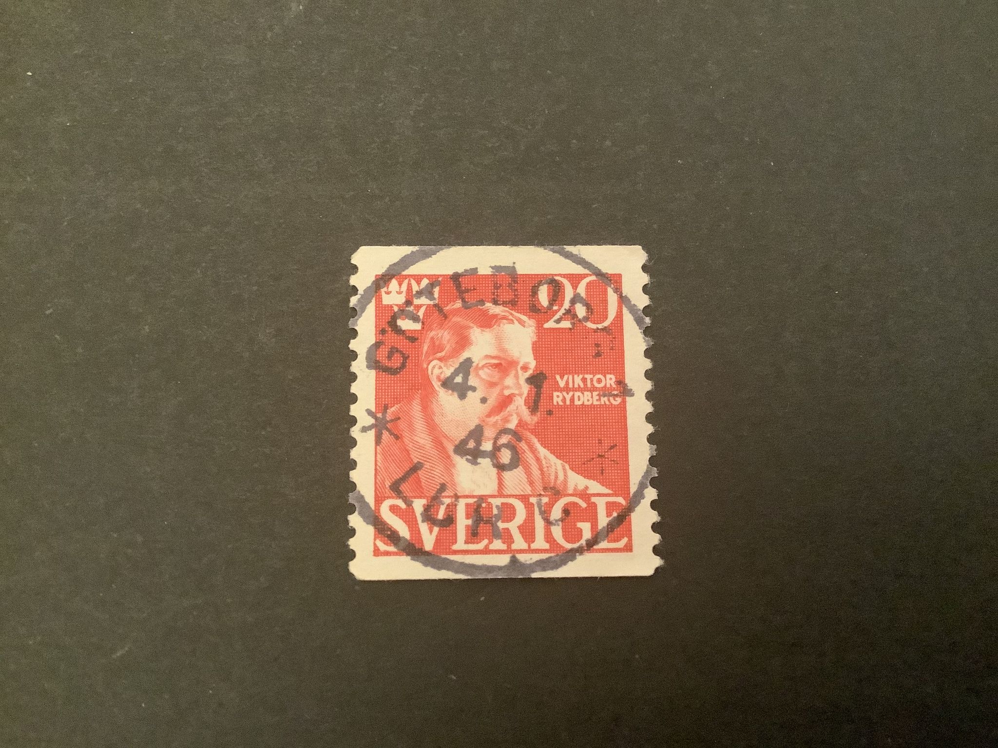 Rydberg facit nr 361 A praktstämplat GÖTEBORG 1