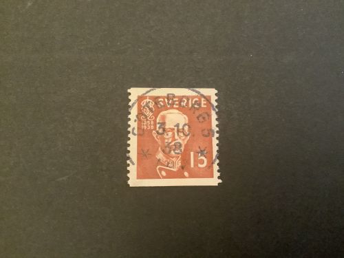 Gustaf V 80 år facit nr 267 A lyxstämplat GÖTEBORG 5