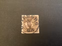 Stående lejon facit nr 148 A praktstämplat GÖTEBORG 4