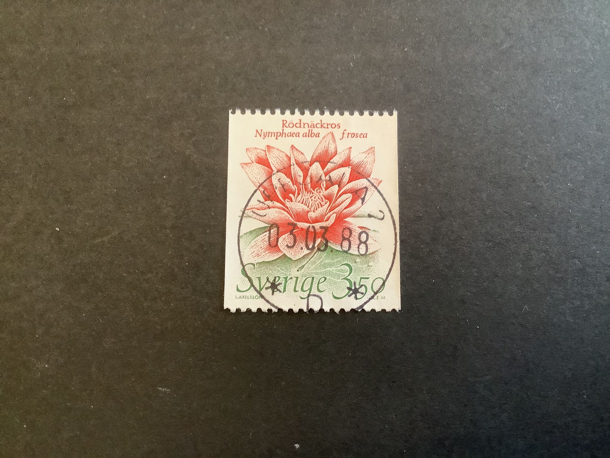 Levande natur facit nr 1342 lyxstämplat UPPSALA 2