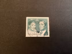 Kungabröllop facit nr 970 lyxstämplat LAHOLM 1