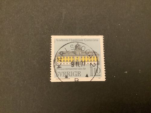 Uppsala Universitet facit nr 1005 A lyxstämplat KARLSKOGA 2