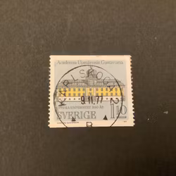 Uppsala Universitet facit nr 1005 A lyxstämplat KARLSKOGA 2