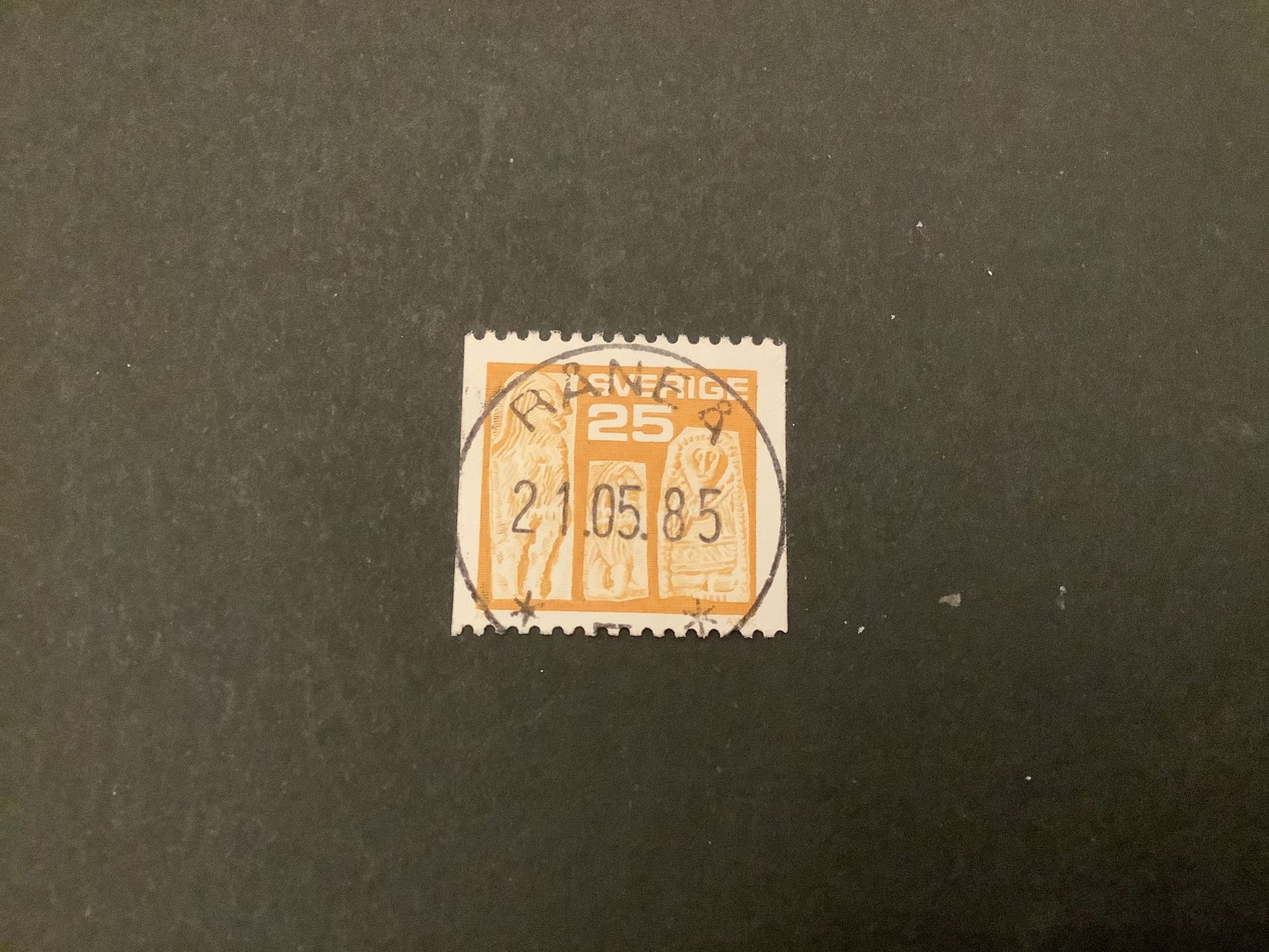 Guldgubbar facit nr 915 lyxstämplat RÅNEÅ