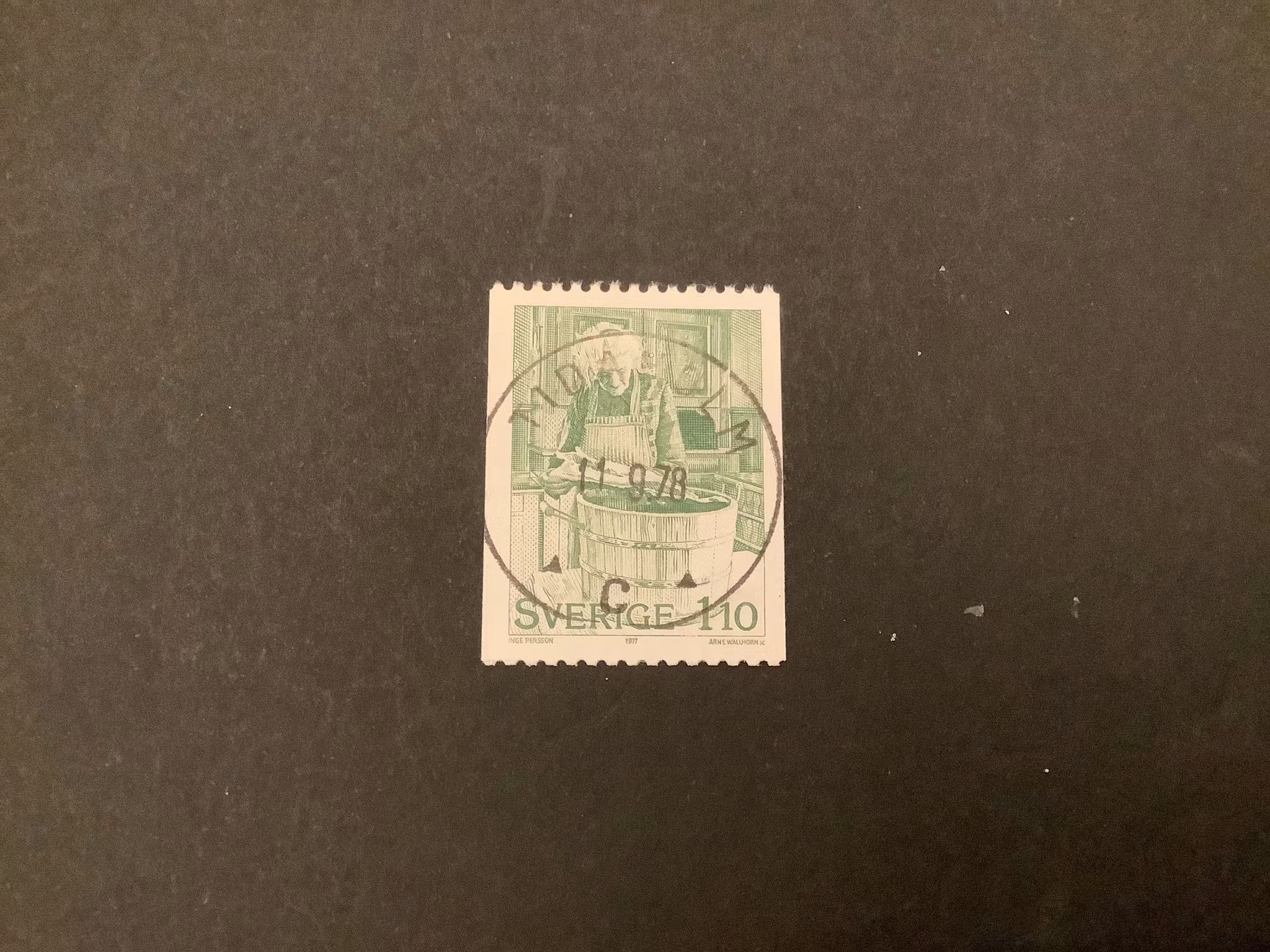 Julförberedelser facit nr 1024 lyxstämplat TIDAHOLM