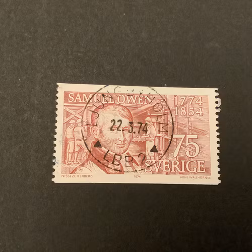 Samuel Owen facit nr 860  lyxstämplat LJUNGBYHOLM ’LBB2*