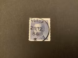 Carl XVI Gustaf facit nr 1386 praktstämplat TORUP