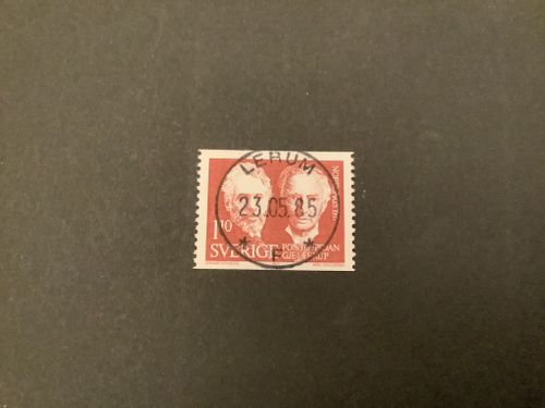 Nobelpris 1917 facit nr 1027 lyxstämplat LERUM