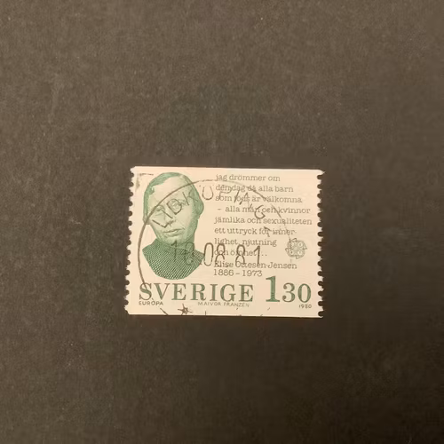 Europa IX facit nr 1123 praktstämplat LIDKÖPING 2