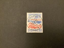 Bruksfrimärken facit nr 614 A praktstämplat GNOSJÖ
