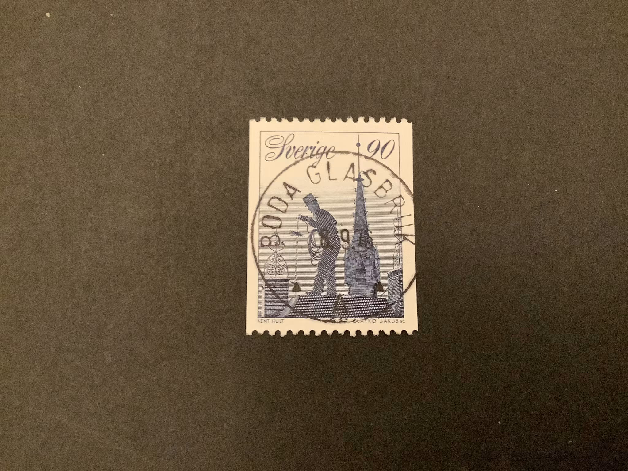 Sotare facit nr 974 lyxstämplat BODA GLASBRUK