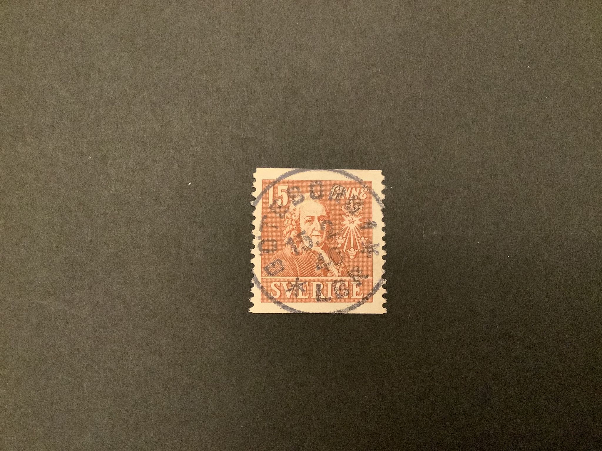 Kungliga vet.skapsakademien facit nr 321 A praktstämplat GÖTEBORG 1 *LBR*