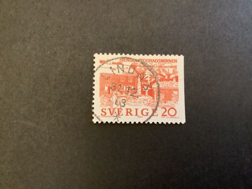 Byggnadsminmnen facit nr 551 B2 praktstämplat LINDÅS