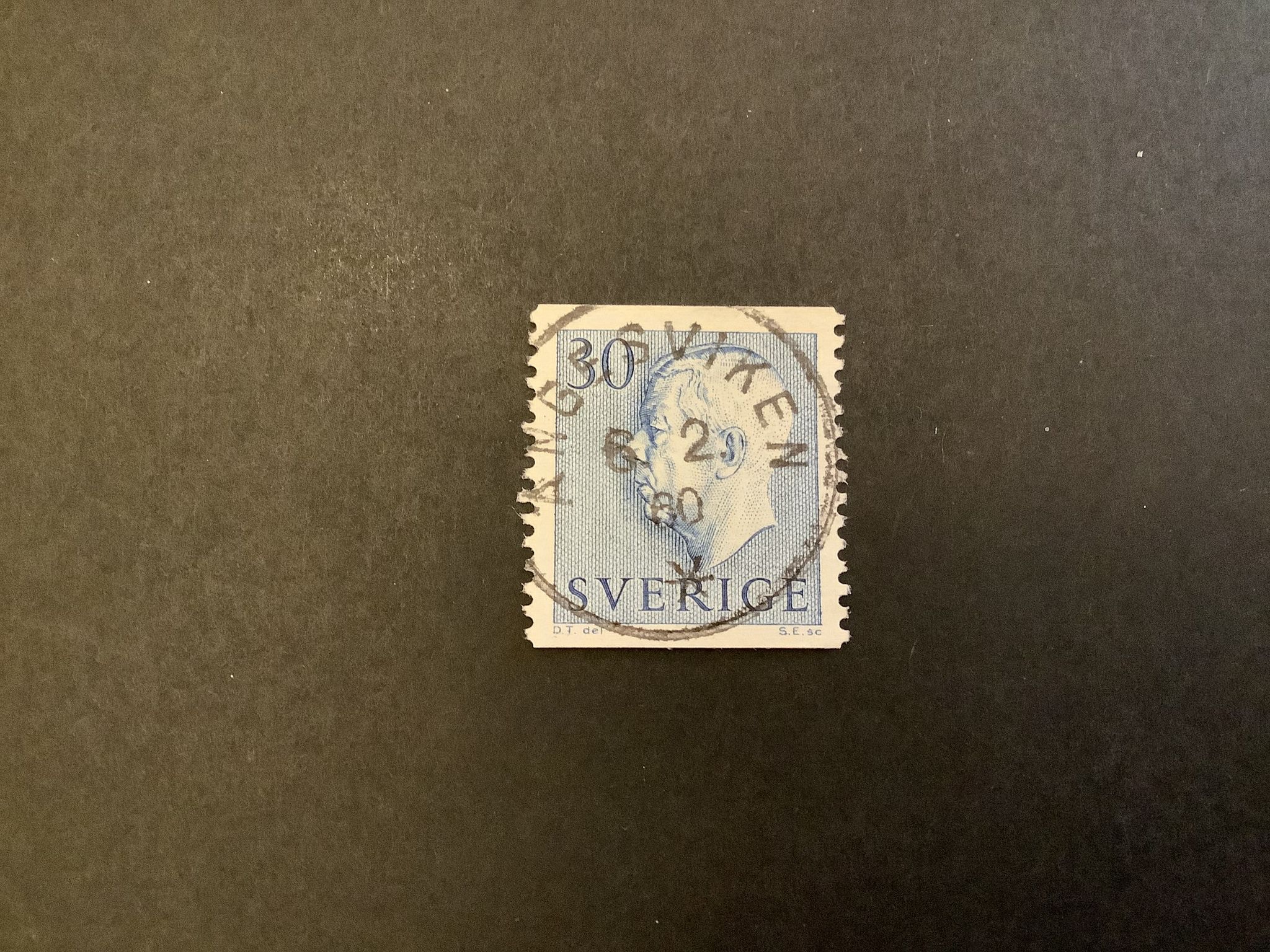 Fnr 416 A praktstämplat ÄNGESVIKEN