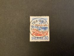 Bruksfrimärken facit nr 614 A praktstämplat ÖSTRA ÄMTERVIK