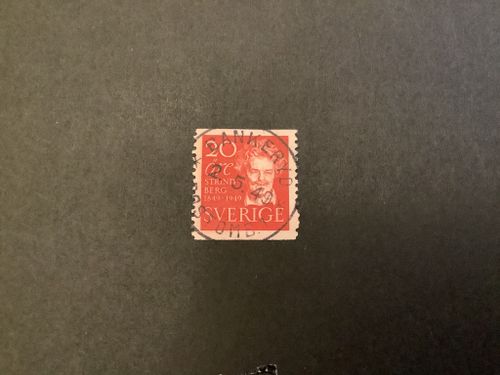 Strindberg facit nr 385 A praktstämplat BANKERYD POSTOMB 1