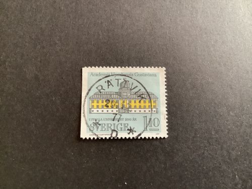 Uppsala universitet facit nr 1005 B1  praktstämplat RÄTTVIK