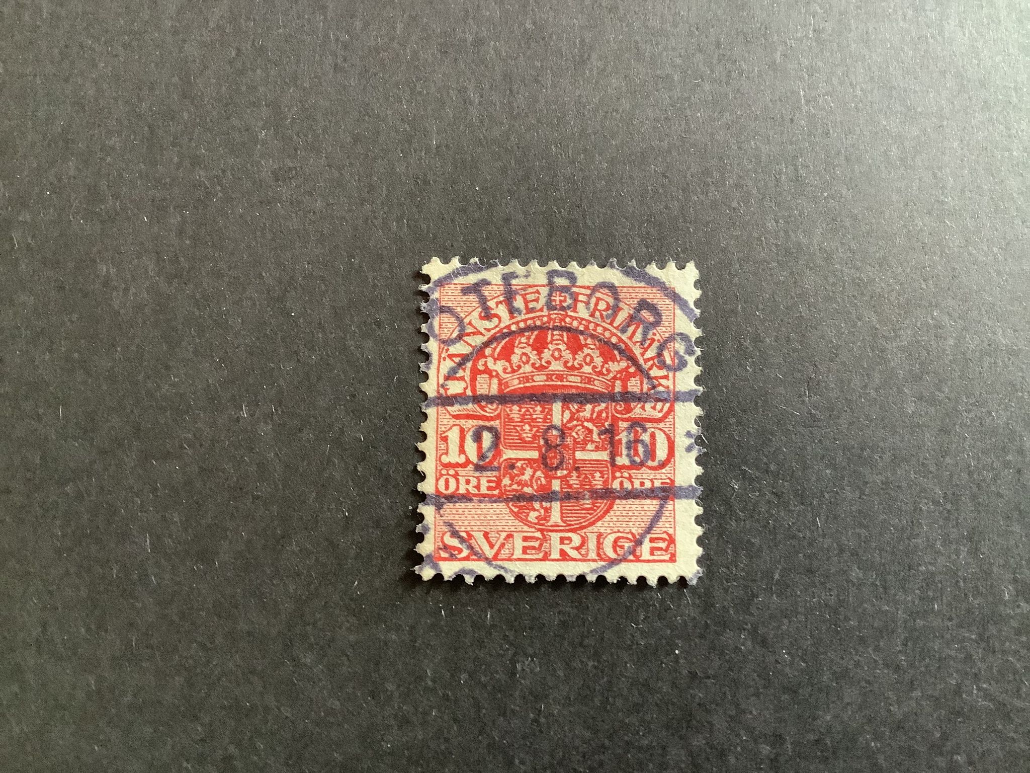 Tjänste litet format facit nr TJ 47 praktstämplat GÖTEBORG