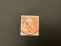 Fnr 277 facit nr 277 lyxstämplat GRÄSTORP